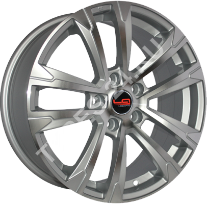ДискVolkswagenVW1377JxR17 PCD5x112 ET49 DIA57.1,серебристый