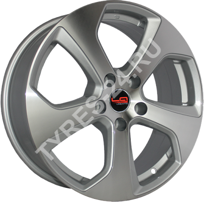 ДискVolkswagenVW1507JxR17 PCD5x112 ET40 DIA57.1,серебристый