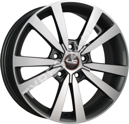 ДискVolkswagenVW1586.5JxR16 PCD5x112 ET42 DIA57.1,серый