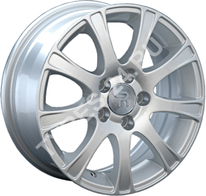 ДискVolkswagenVW1766JxR14 PCD5x100 ET40 DIA57.1,серебристый