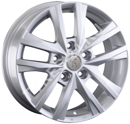 ДискVolkswagenVW2168JxR17 PCD5x120 ET55 DIA65.1,серебристый