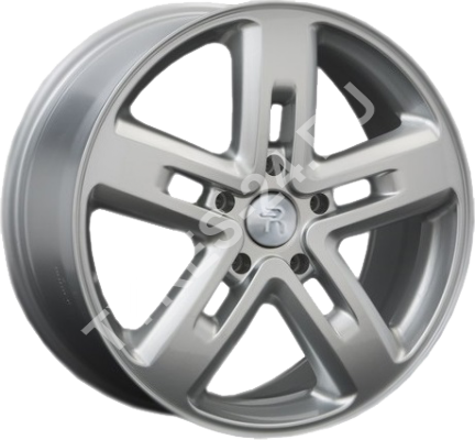 ДискVolkswagenVW218JxR18 PCD5x120 ET57 DIA65.1,чёрный