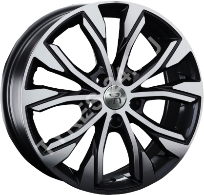 ДискVolkswagenVW2377JxR18 PCD5x112 ET43 DIA57.1,чёрный