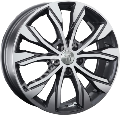 ДискVolkswagenVW2377JxR18 PCD5x112 ET43 DIA57.1,серый