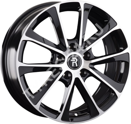 ДискVolkswagenVW2417JxR17 PCD5x112 ET40 DIA57.1,чёрный