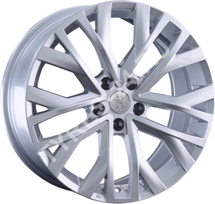 ДискVolkswagenVW2598JxR18 PCD5x112 ET34 DIA57.1,серебристый