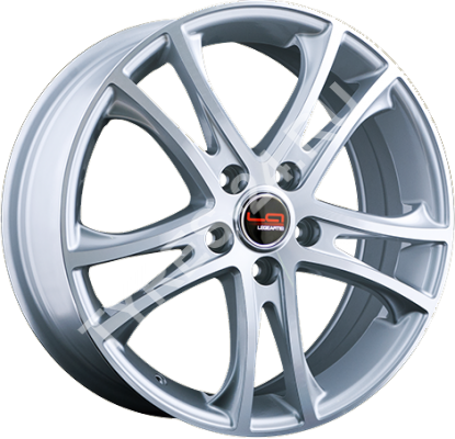 ДискVolkswagenVW277JxR18 PCD5x112 ET43 DIA57.1,серебристый