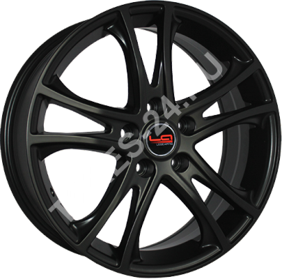 ДискVolkswagenVW277JxR17 PCD5x112 ET43 DIA57.1,чёрный