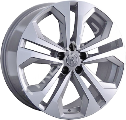 ДискVolkswagenVW2959JxR20 PCD5x112 ET33 DIA66.6,серебристый