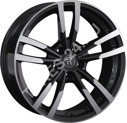 ДискVolkswagenVW3058JxR18 PCD5x112 ET34 DIA57.1,чёрный