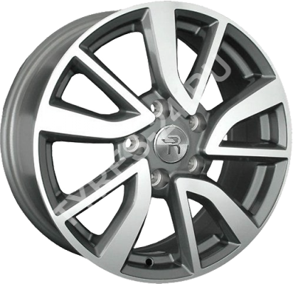 ДискVolkswagenVW3167JxR19 PCD5x112 ET43 DIA57.1,серый