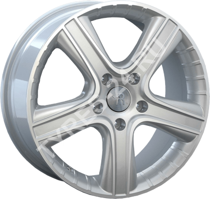 ДискVolkswagenVW327.5JxR17 PCD5x120 ET55 DIA65.1,серебристый