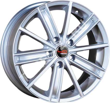 Диск Volkswagen VW33 6.5JxR16 PCD5x112 ET43 DIA57.1, серебристый