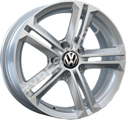 ДискVolkswagenVW466.5JxR16 PCD5x112 ET43 DIA57.1,серебристый