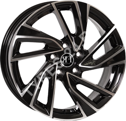 ДискVolkswagenVW4998JxR18 PCD5x112 ET41 DIA57.1,чёрный