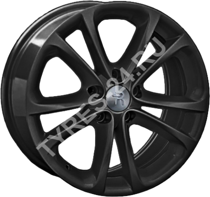 ДискVolkswagenVW698JxR17 PCD5x112 ET41 DIA57.1,чёрный