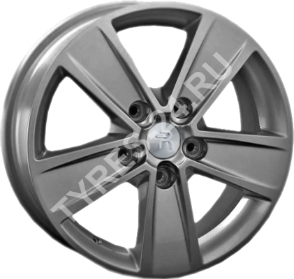 ДискVolkswagenVW766.5JxR16 PCD5x120 ET62 DIA65.1,серебристый