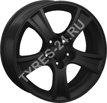 ДискVolkswagenVW958JxR18 PCD5x112 ET25 DIA66.6,чёрный