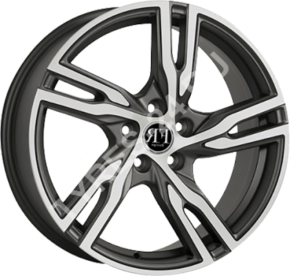 ДискVolvoV53998.5JxR20 PCD5x108 ET38 DIA63.4,серый