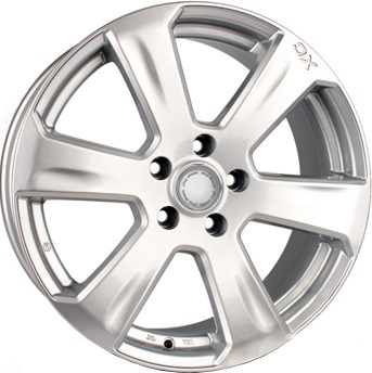 ДискVolvoVo14H7.5JxR17 PCD5x108 ET55 DIA63.3,серебристый