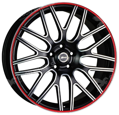 ДискX-RaceAF-019.5JxR20 PCD5x112 ET52 DIA66.6,чёрный