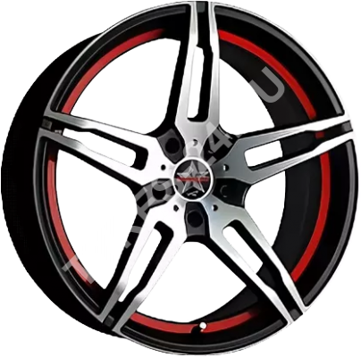 Диск X-Race AF-10 6.5JxR16 PCD5x114.3 ET50 DIA66.1, чёрный