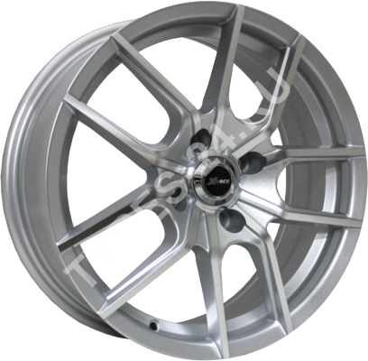 Диск X-Race AF-13 7JxR17 PCD5x114.3 ET45 DIA60.1, серебристый