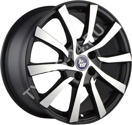 ДискY.S.T.X-117JxR17 PCD5x114.3 ET50 DIA64.1,чёрный