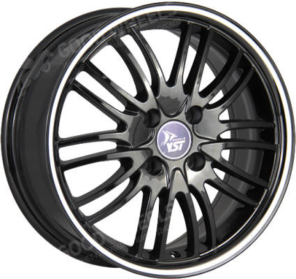 ДискY.S.T.X-186JxR15 PCD5x105 ET39 DIA56.6,чёрный