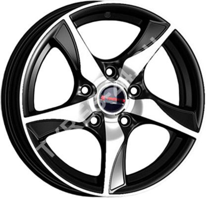 ДискYamatoAoki7JxR16 PCD5x112 ET33 DIA57.1,чёрный