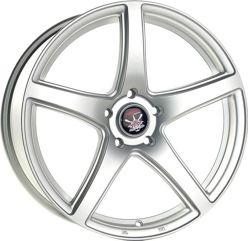 ДискYamatoAsikaga Esiakira8.5JxR19 PCD5x114.3 ET35 DIA60.1,серебристый