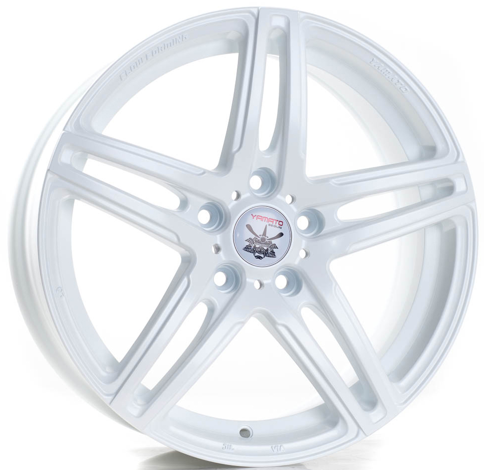 ДискYamatoAsikaga Esimoti7JxR17 PCD5x114.3 ET45 DIA60.1,белый