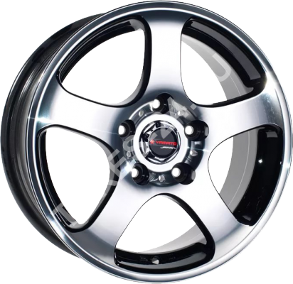 ДискYamatoImagava6JxR16 PCD5x114.3 ET51 DIA67.1,чёрный