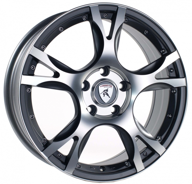 ДискYamatoKioto-no Amira6.5JxR16 PCD5x114.3 ET46 DIA67.1,серебристый