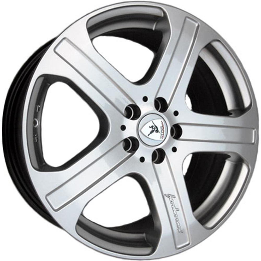 ДискYamatoMinamoto-no Sunemoto7.5JxR18 PCD5x114.3 ET40 DIA66.1,серебристый