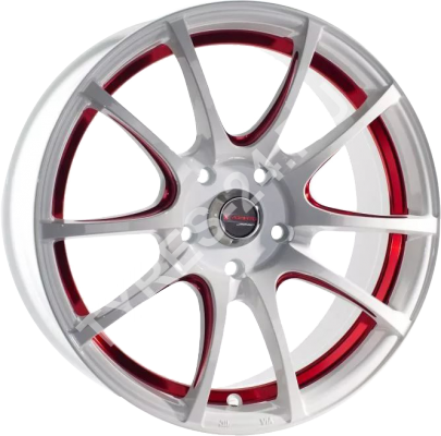 ДискYamatoMitaki7JxR17 PCD5x108 ET50 DIA63.3,серебристый