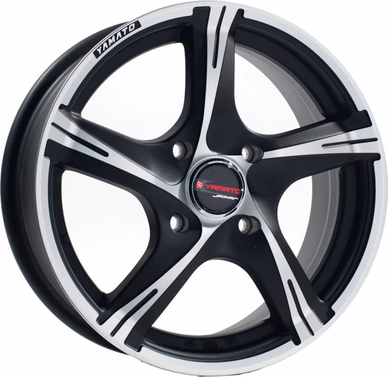 ДискYamatoMogama6JxR15 PCD5x105 ET39 DIA56.6,чёрный