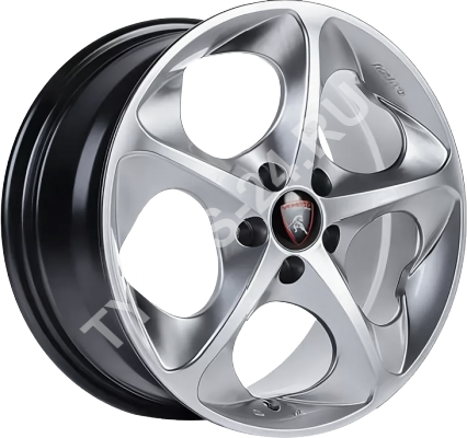 ДискYamatoOda Nobunaga7.5JxR19 PCD5x114.3 ET50 DIA67.1,серебристый