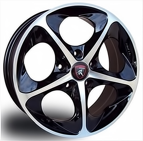 Диск Yamato Oda Nobunaga 6.5JxR16 PCD5x114.3 ET43 DIA67.1, чёрный