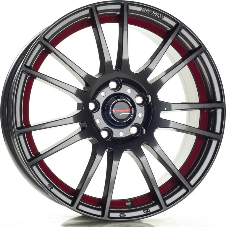 ДискYamatoTiguma6JxR15 PCD4x100 ET48 DIA54.1,серый